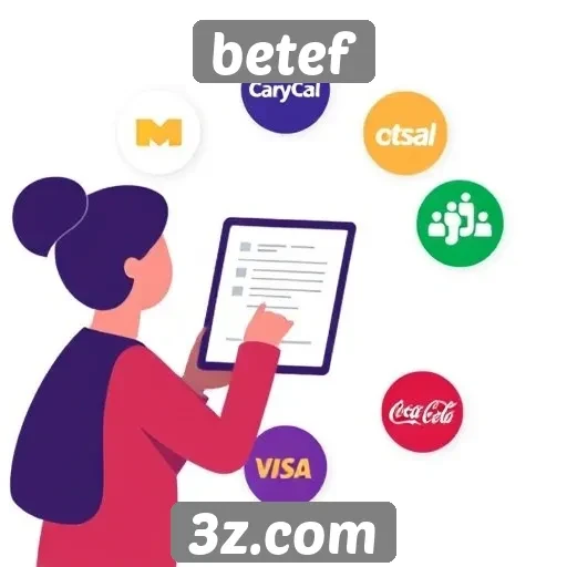 Opções de pagamento disponíveis no betef